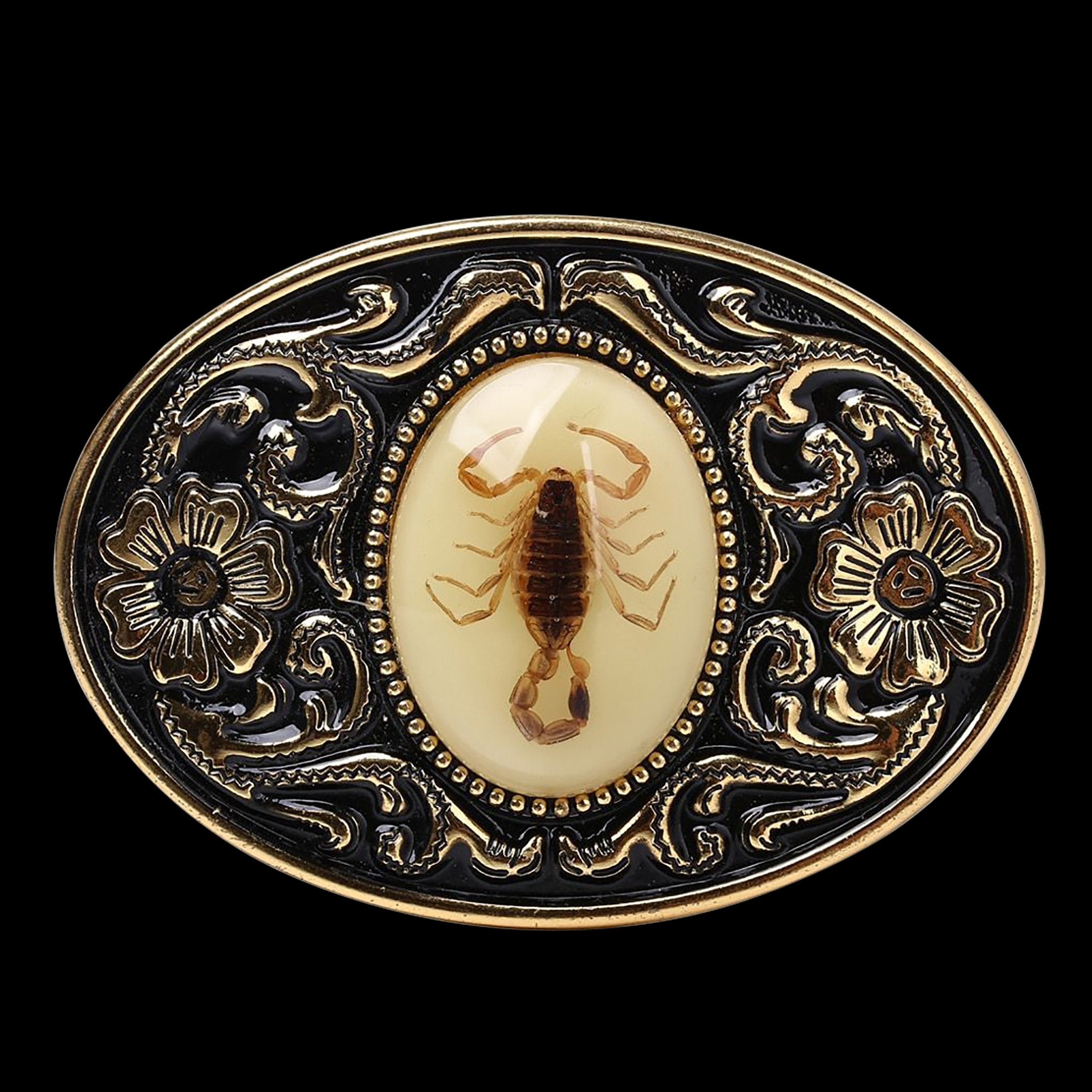 Glow-In-The-Dark Scorpion Belt Buckle – Biker Dope™