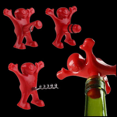 Horny AF Wine Stopper & Bottle Opener Set
