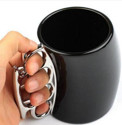 Brass Knuckle-Styled Mug