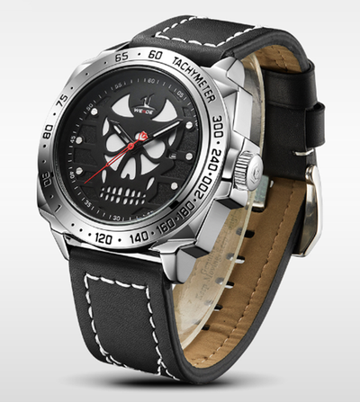 Aviator's Skull Watch