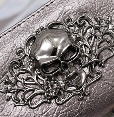 Skull Patterned Wallet
