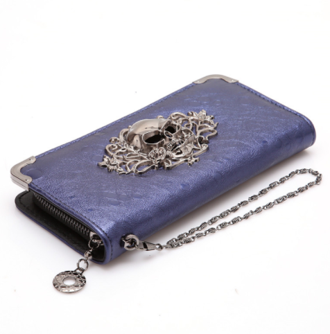 Skull Patterned Wallet