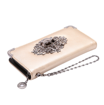 Skull Patterned Wallet
