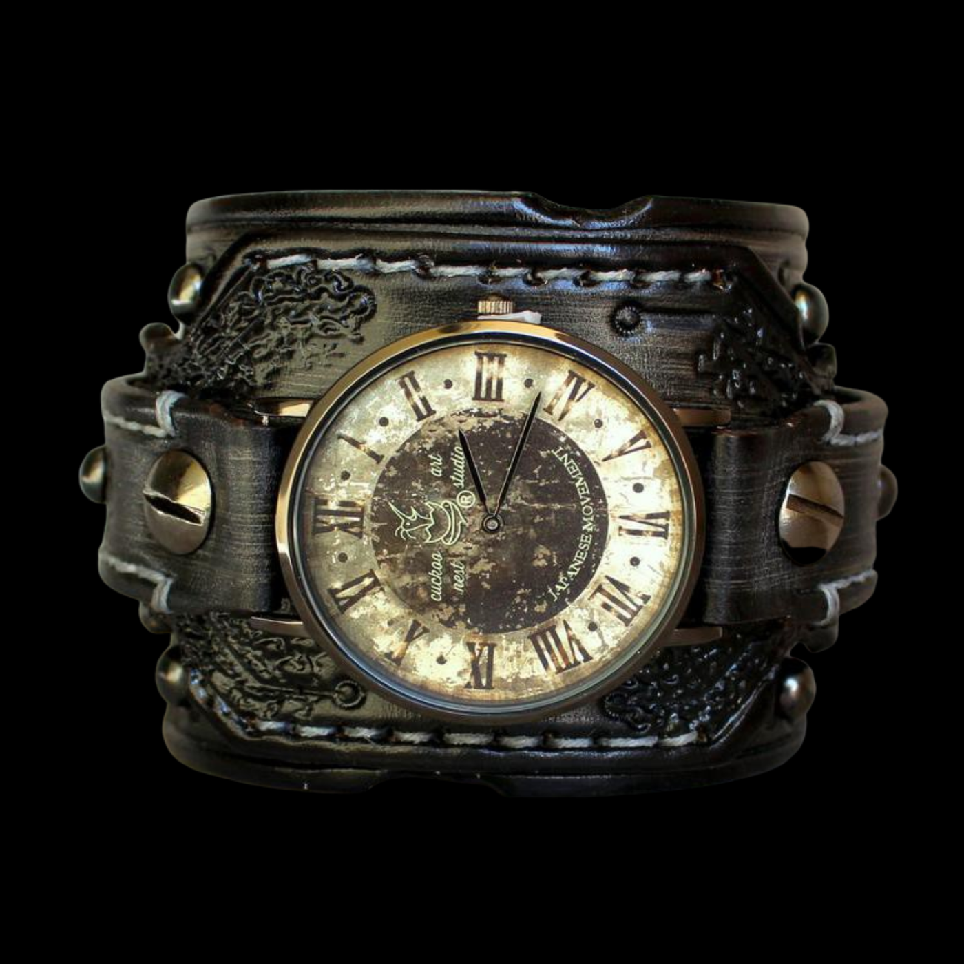 Wild West Leather Cuff Watch