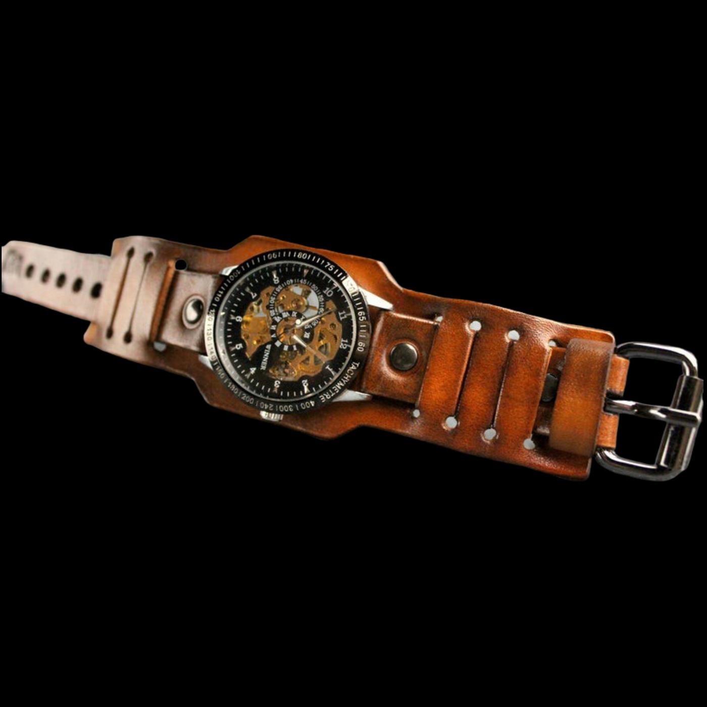 The Renegade Leather Cuff Watch