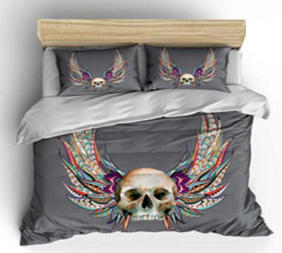 Skull & Wings Duvet Cover