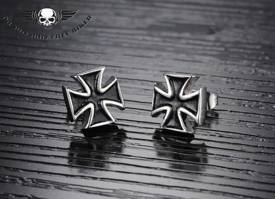 Iron Cross Earrings