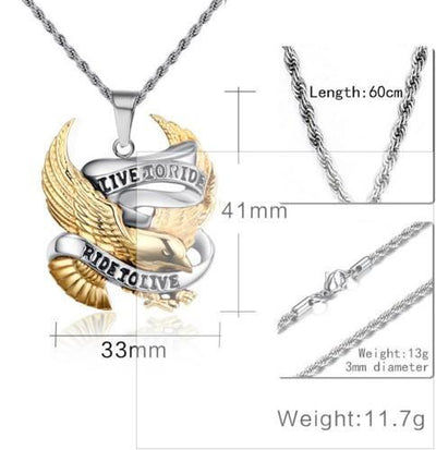 Live To Ride Pendant
