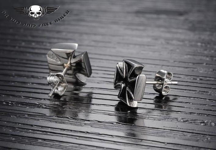 Iron Cross Earrings
