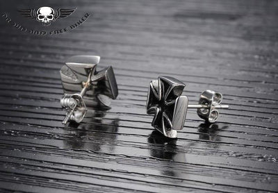 Iron Cross Earrings
