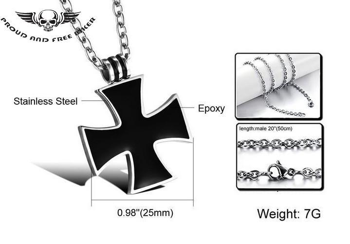 Iron Cross Pendant – Biker Dope™