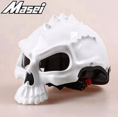 Half-Face Skull Helmet