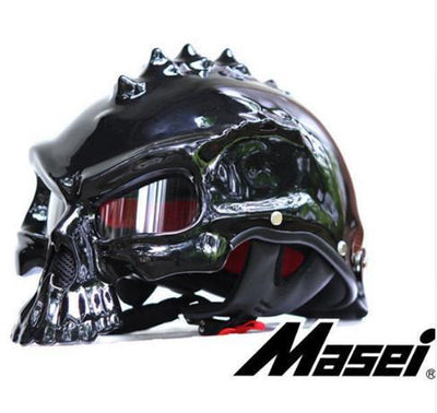 Half-Face Skull Helmet