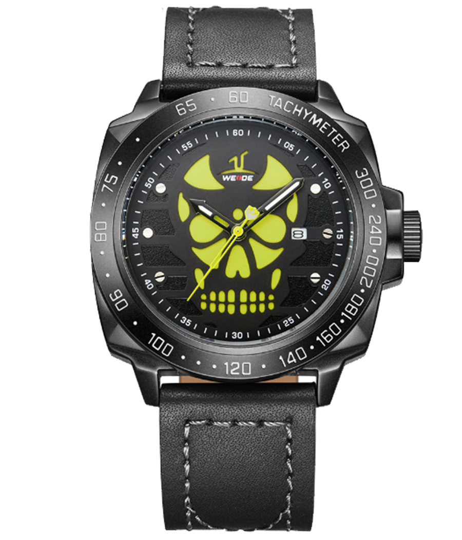 Aviator's Skull Watch
