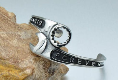 Wrench Bangle Bracelet