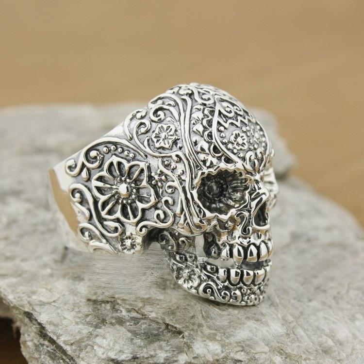 Silver Sugar Skull