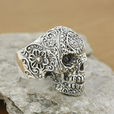 Silver Sugar Skull