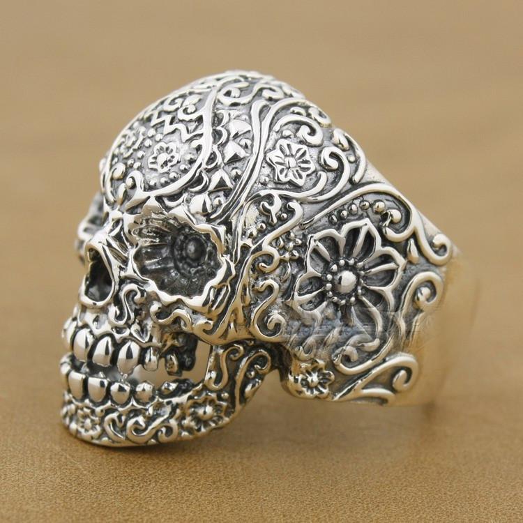 Silver Sugar Skull