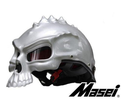 Half-Face Skull Helmet