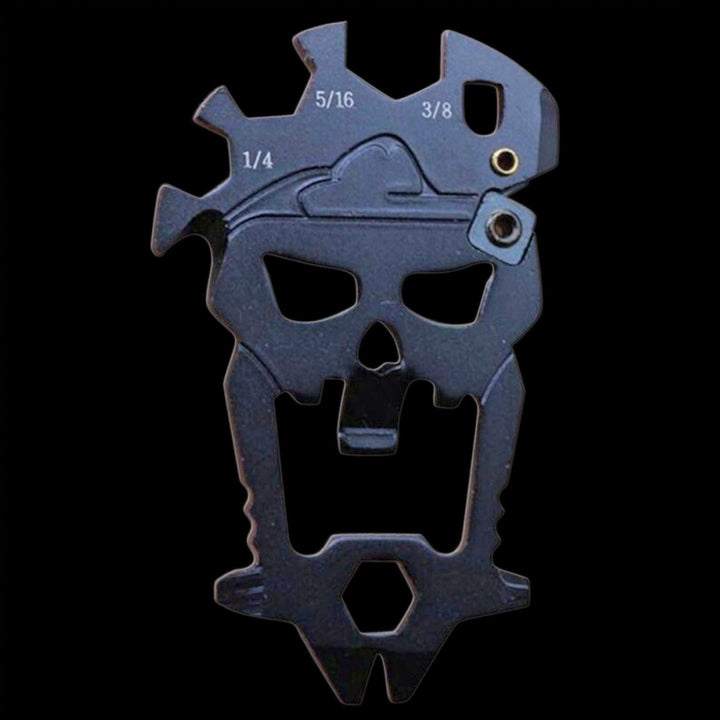 BZKSER Porte-clés EDC En Acier Inoxydable Multifonction Pour Le Camping