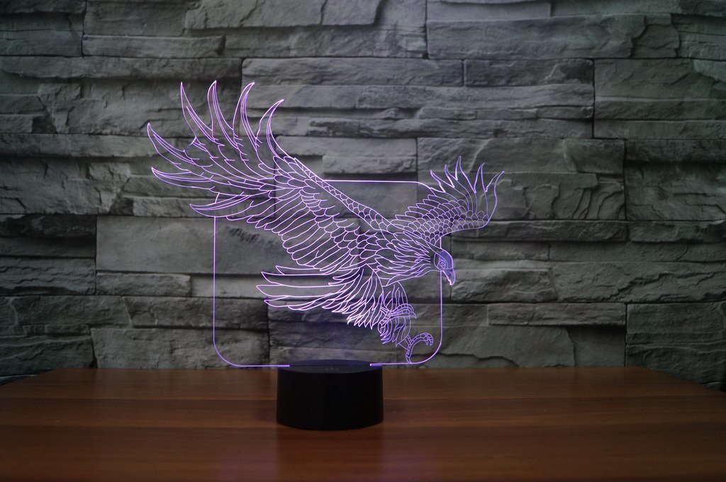 Eagle 3D Lamp