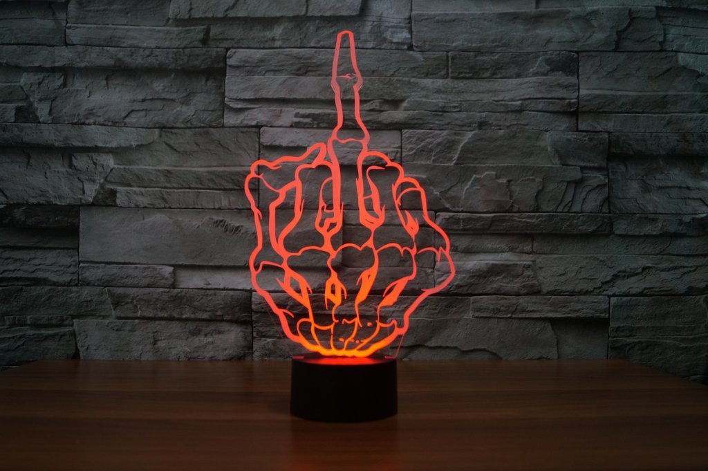 MFU Skeleton 3D Lamp