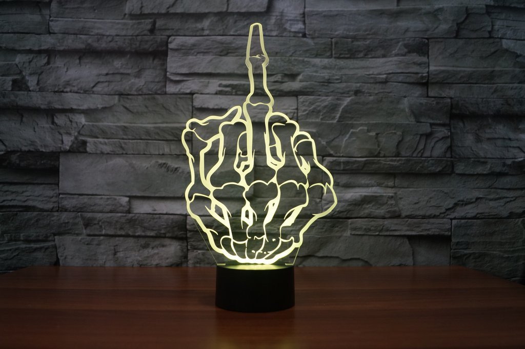MFU Skeleton 3D Lamp