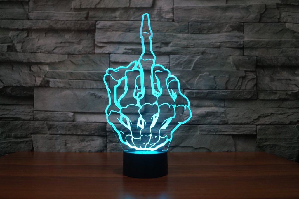 MFU Skeleton 3D Lamp