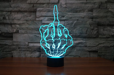 MFU Skeleton 3D Lamp