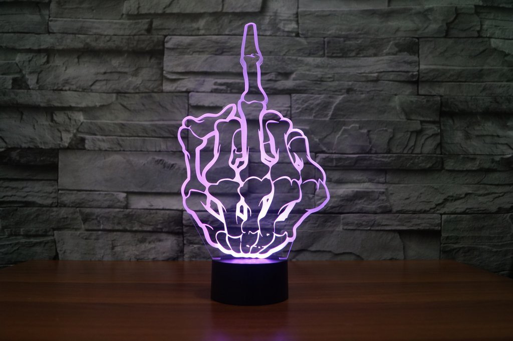 MFU Skeleton 3D Lamp