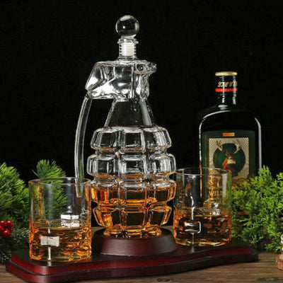 Grenade Whiskey Decanter Set