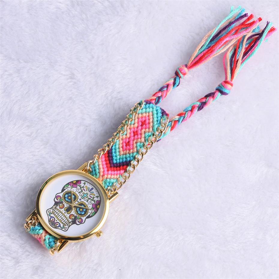 Hand-Knit Sugar Skull Watches