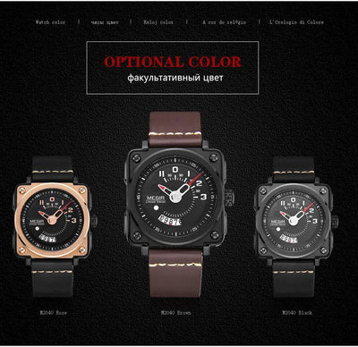 Waterproof  Calendar Watch