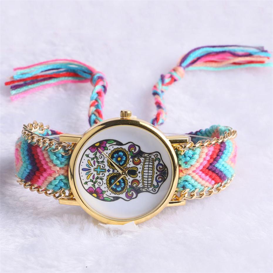 Hand-Knit Sugar Skull Watches