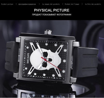 Luminous Skull Watch
