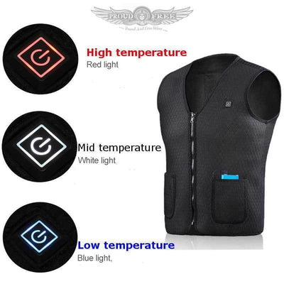 Thermal USB Biker Vest