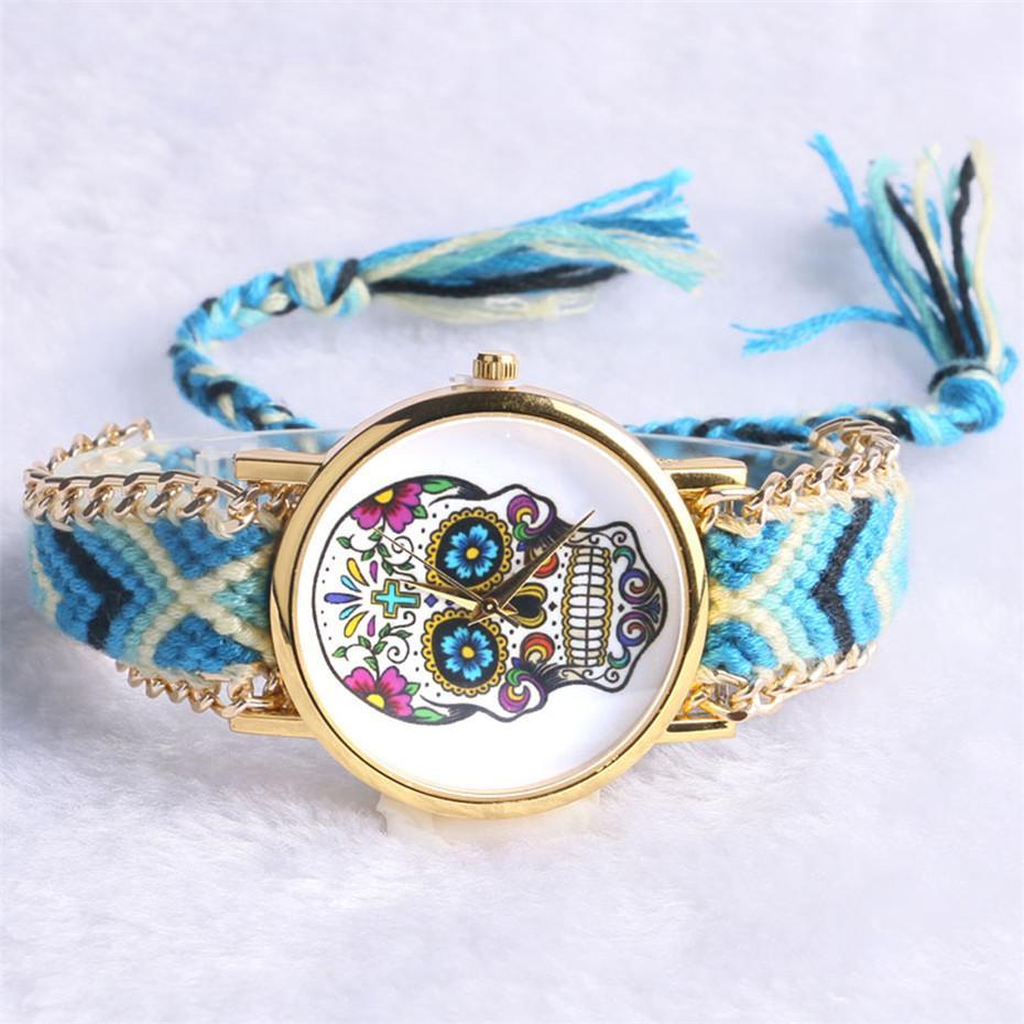 Hand-Knit Sugar Skull Watches