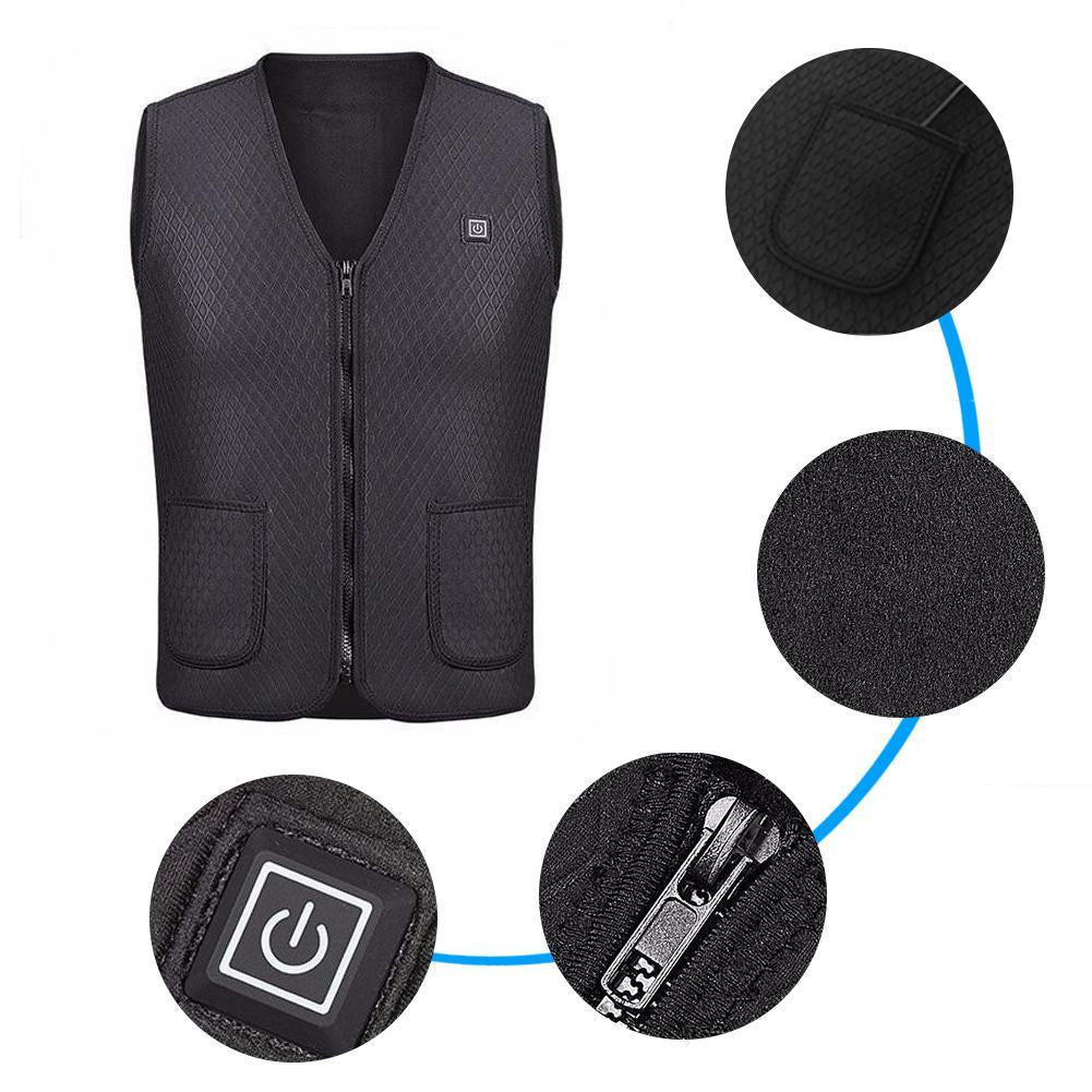 Thermal USB Biker Vest