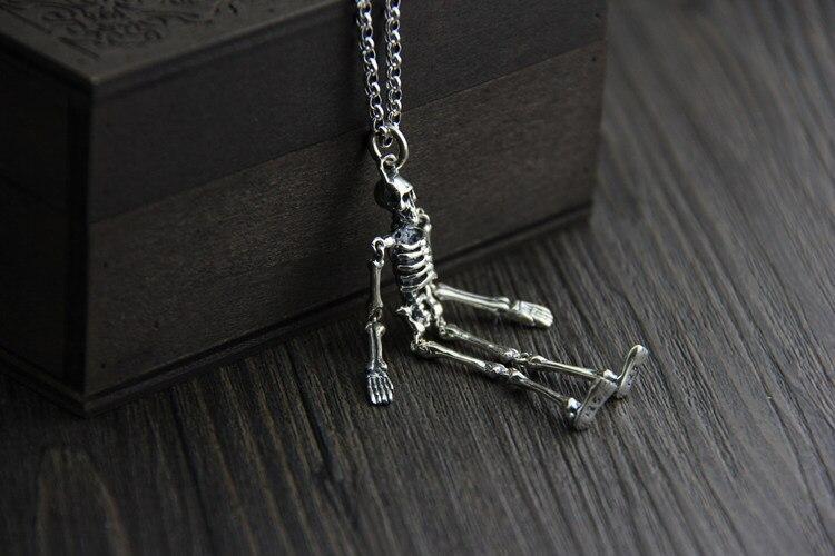 Silver Skeleton Necklace