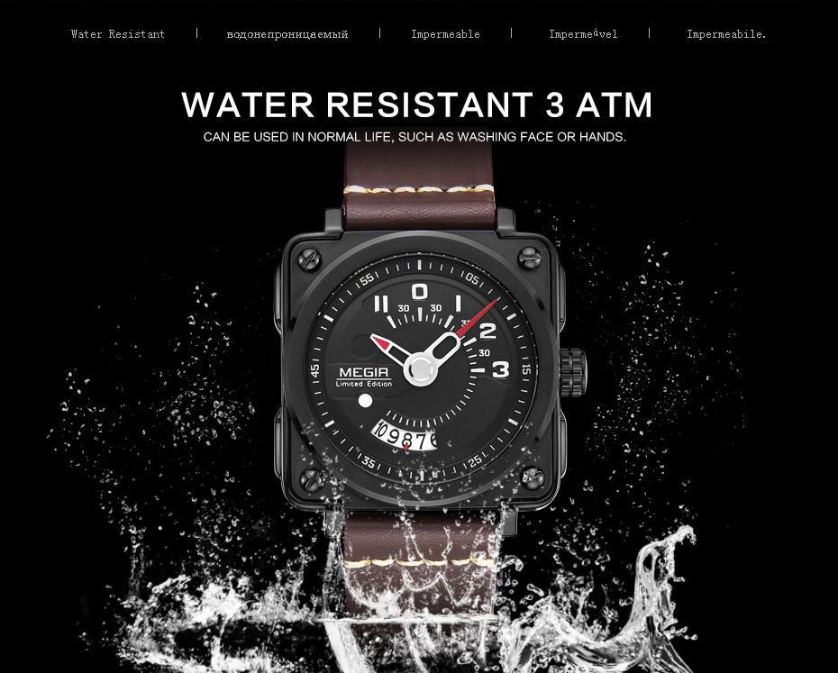 Waterproof  Calendar Watch