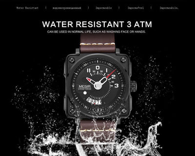 Waterproof  Calendar Watch