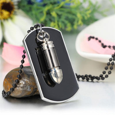 Customizable Dog Tag & Bullet