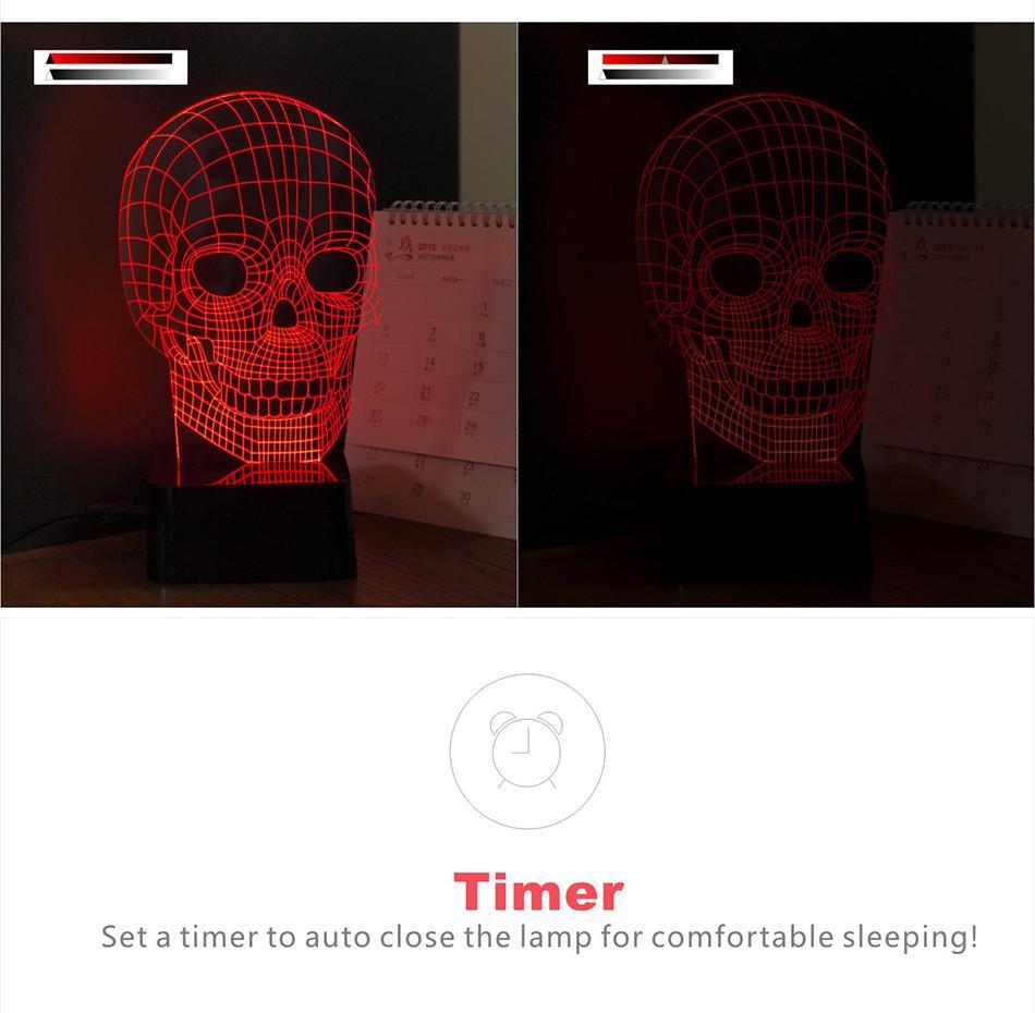 Bluetooth Skull Lamp & Speaker