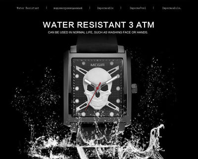 Luminous Skull Watch