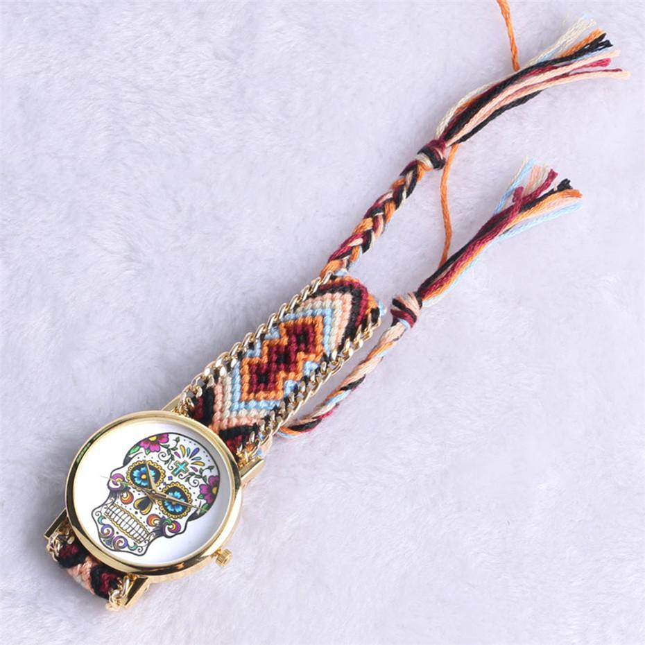 Hand-Knit Sugar Skull Watches