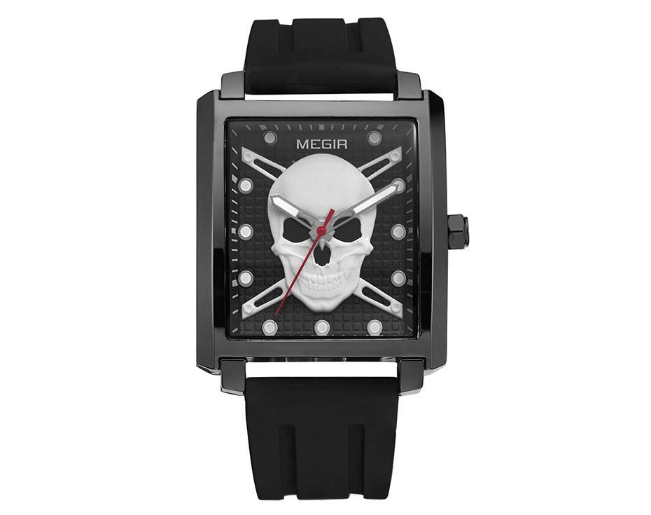 Luminous Skull Watch