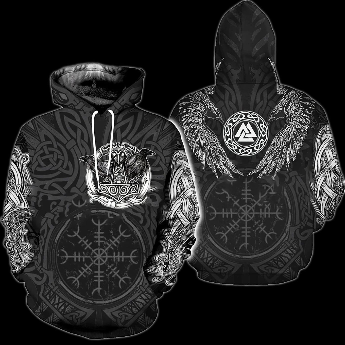 Viking Warrior Hoodies