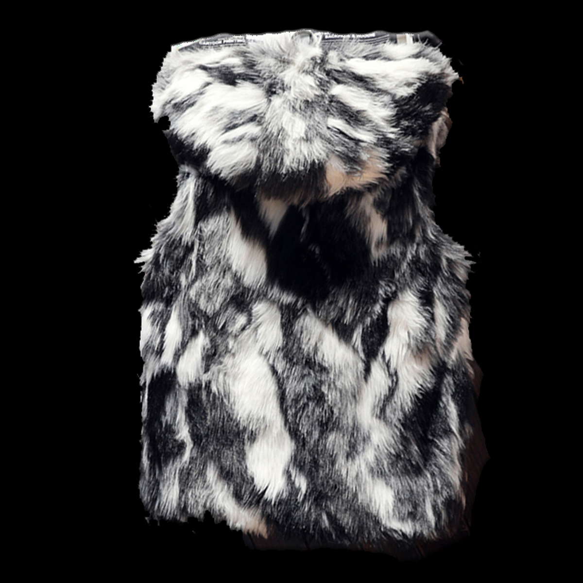 Hooded Fur Vest