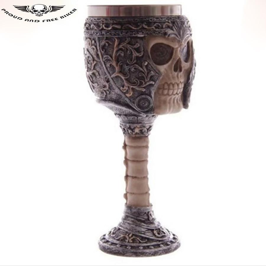 Knight's Skull Glass