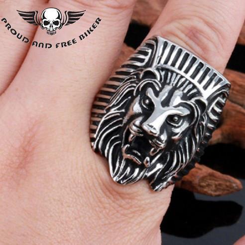 Lion Head Ring